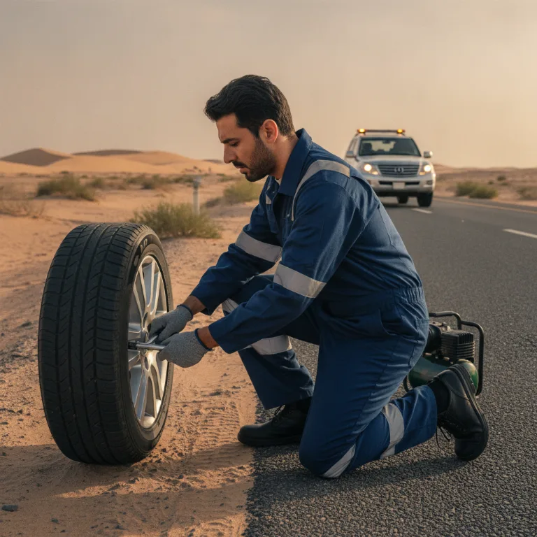 مساعدة على الطريق خدمة في طريف